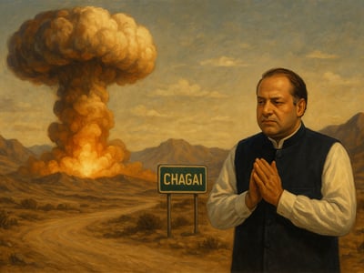 Pakistan’s 28 May 1998 nuclear tests at the Chagai site in the Ras Koh Hills, announced after detonations in Balochistan.