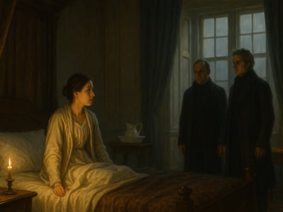 Kráľovná Viktória po nástupe na britský trón v júni 1837. Udalosť nasledovala po smrti kráľa Viliama IV. vo Windsore.