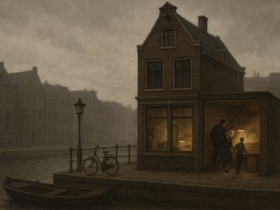 Anne Frank, Margot Frank, Otto Frank a Edith Frank se 6. července 1942 ukryli v zadních místnostech domu na Prinsengracht 263 v Amsterdamu.