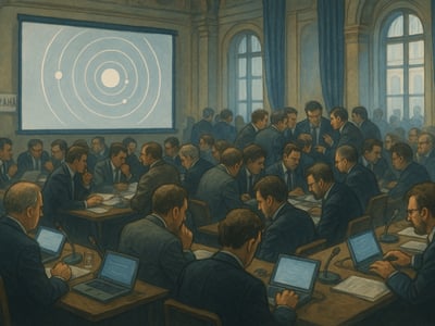 Plutón y la decisión adoptada en la Asamblea General de la Unión Astronómica Internacional en Praga el 24 de agosto de 2006.