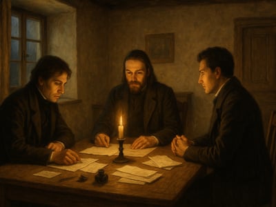 Ľudovít Štúr, Jozef Miloslav Hurban a Michal Miloslav Hodža sú spojení so stretnutím v Hlbokom v júli 1843 o spisovnej slovenčine.