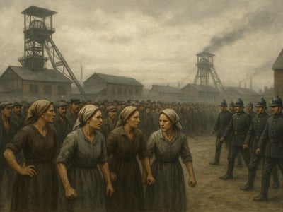 Protesty v Handlovej v júli 1918 spojili ženy baníkov a baníkov v nepokojoch pre nedostatok potravín a základných potrieb.