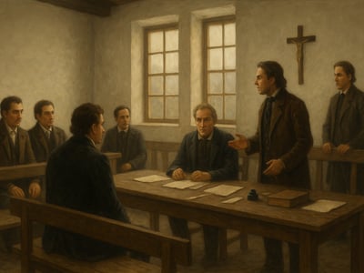 Shromáždění spolku Tatrín v Liptovském Svätém Mikuláši v srpnu 1844, zaměřené na vzdělávání, vydavatelství a spisovnou slovenštinu.