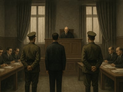 Viliam Žingor, a former partisan commander in the Slovak National Uprising, was sentenced to death by a court in Bratislava in October 1950.